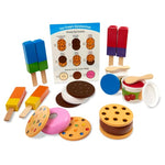 Melissa & Doug Wooden Frozen Treats Ice Cream Play Set