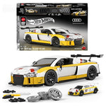 Mattel Hot Wheels 820-Piece ’15 Audi R8 LMS Building Set