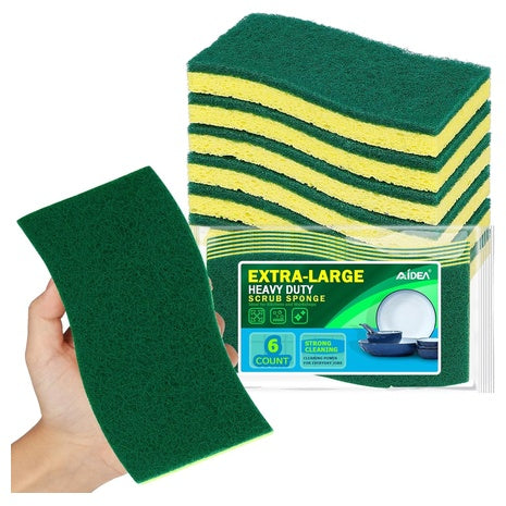 6 XL Heavy Duty Sponges