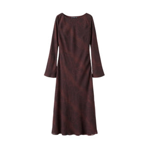 A-Line Animal Print Dress