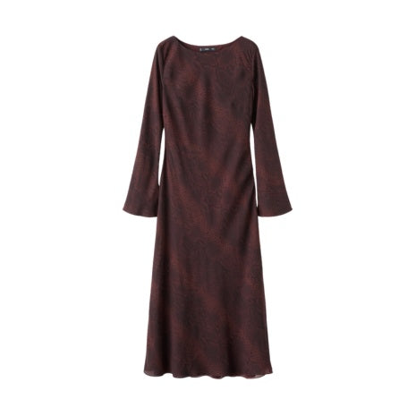 A-Line Animal Print Dress