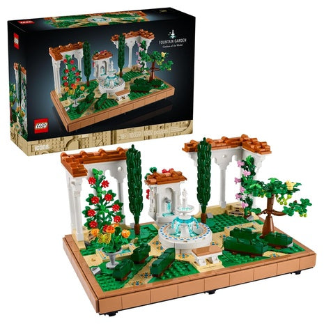 LEGO Icons Fountain Garden Building Set