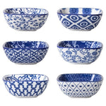 6 Pcs Ceramic Dipping Bowls Set