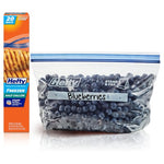 Hefty Press to Close Half Gallon Plastic Freezer Bags