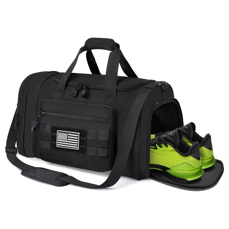Duffle Bag with Shoe Compartment