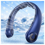Rechargeable Lightweight Wearable Neck Fan With Support
