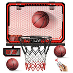 Indoor Mini Basketball Hoop with LED Scoreboard