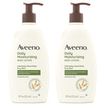 2 Bottles Aveeno Active Naturals Daily Moisturizing Lotion (18oz)