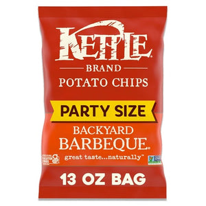 6 Party Size Bags Kettle Backyard Barbeque Chips