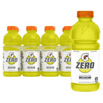 8 Bottles Gatorade Zero Lemon-Lime Sports Drinks (20oz)