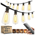 100FT LED Outdoor String Lights