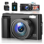 48MP Autofocus Digital Camera w/ Flip Screen