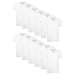 12 Hanes Men’s Cotton V-Neck Undershirts