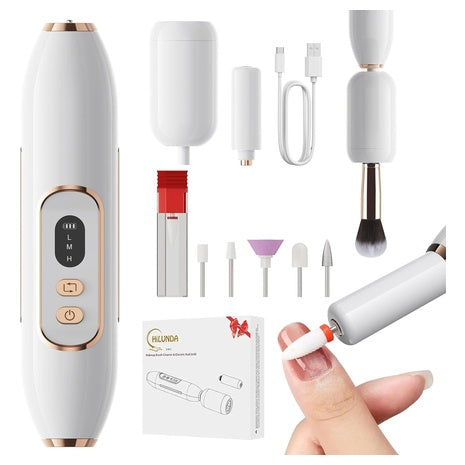 2-in-1 Rechargeable Nail Drill & Makeup Brush Cleaner (2 Colors)