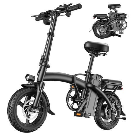 AONPO 14" 1000W Peak Folding Electric Bike