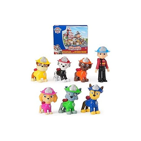 7 Paw Patrol Fire Rescue Team Figures