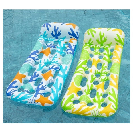 2-Pack Inflatable Pool Lounge Floats