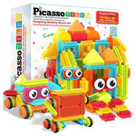 120 Piece PicassoTiles Hedgehog Interlocking Building Blocks Set