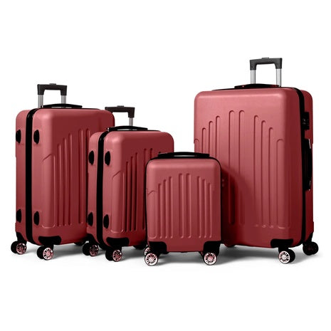 4 Piece Luggage Sets With TSA Locks (4 Colors)