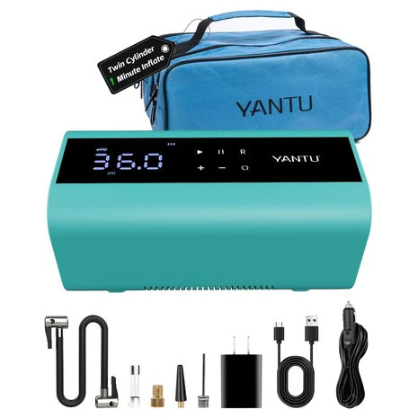 150 PSI Cordless Dual-Cylinder Tire Inflator Air Compressor