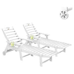 Set Of 2 Backyard Patio Lounge Chair
