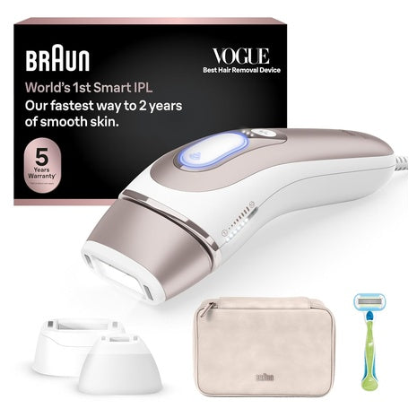 Braun SMART IPL Long-lasting Laser Hair Removal Device For Women & Men