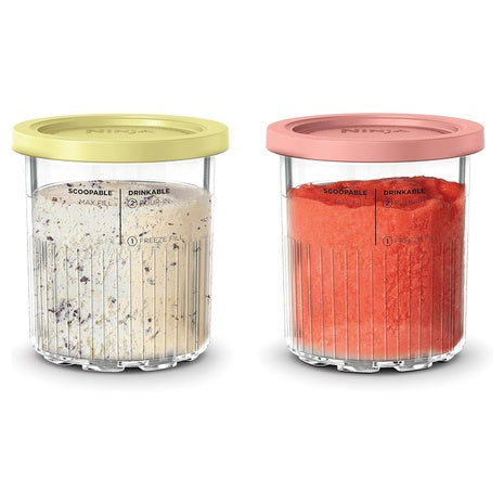 4-Pack Ninja Creami Deluxe Ice Cream Pints (24oz)