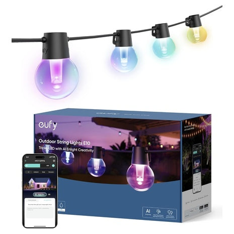 96FT eufy Outdoor Smart String Lights
