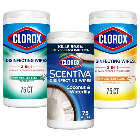 225 Clorox Disinfecting Wipes Variety Pack