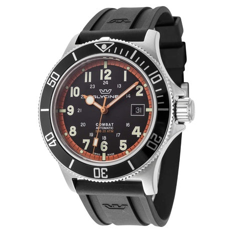 Glycine Combat Sub Automatic Black Dial Men's Watch