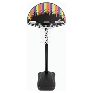 Spalding X Crayola 24" Molded Eco-Composite Telescoping Youth Portable Hoop
