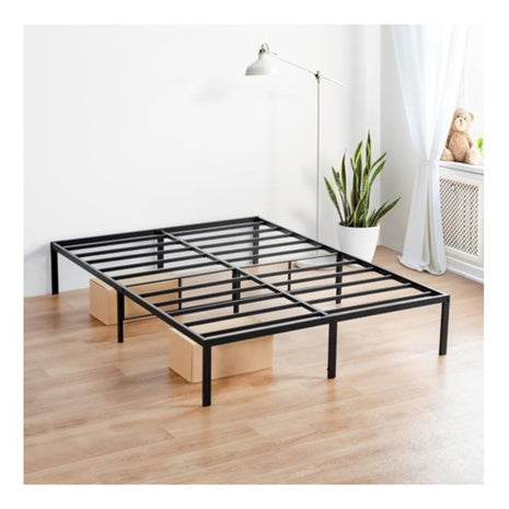 14" Heavy Duty Sleep Metal Anti-Slip Support Platform Bed Frame