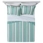 Stripe Microfiber Quilt (Full/Queen)