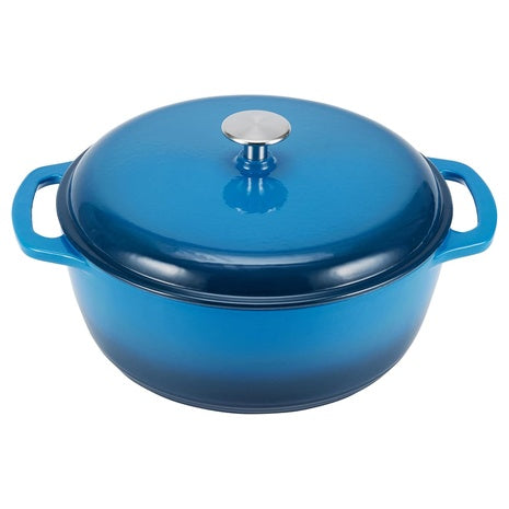 6-Quart Amazon Basics Enameled Cast Iron Dutch Oven Pot