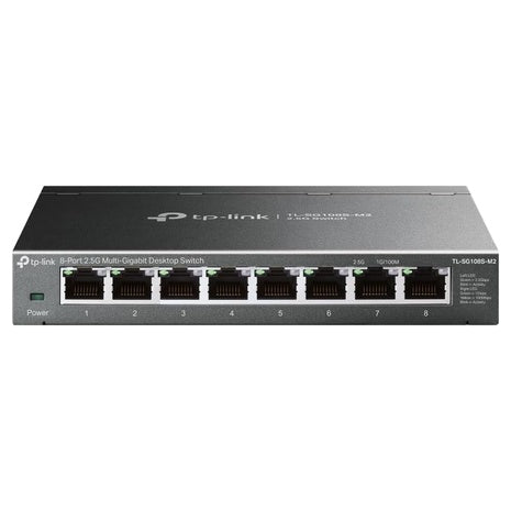 TP-Link TL-SG108S-M2 8-Port 2.5G Multi-Gigabit Ethernet Switch