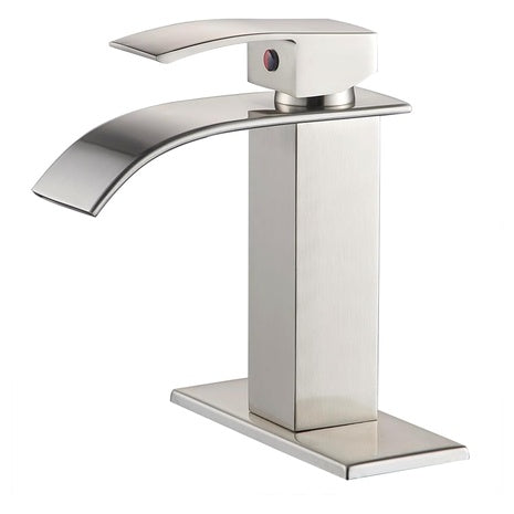 Single Handle Waterfall Bathroom Faucet