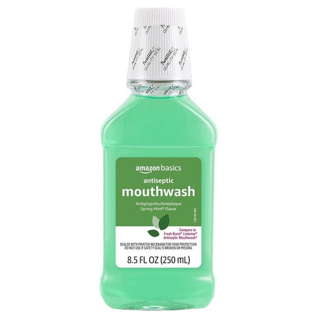 8.5oz Amazon Basics Antiseptic Mint Mouthwash