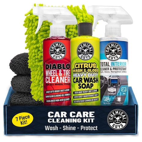 7-Piece Chemical Guys Clean & Shine Car Wash Starter Kit