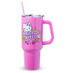Hello Kitty Kawaii Summer 40oz Tumbler with Handle