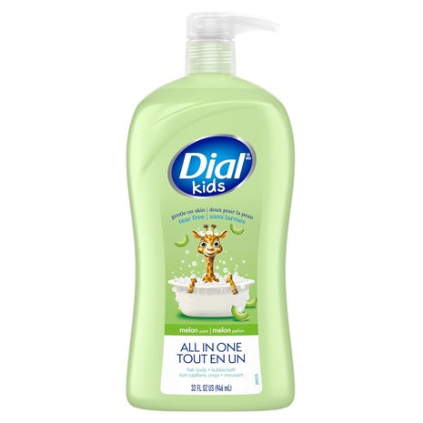 Dial Kids All-in-1 Body Wash + Shampoo & Bubble Bath (32oz)
