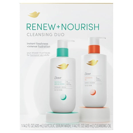2-Pack Dove Renew + Nourish Body Wash Set