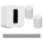 Sonos Beam Gen 2 Soundbar With Dolby Atmos Bundle