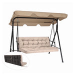 55" 3 Seater Replacement Waterproof Porch Swing Cushions