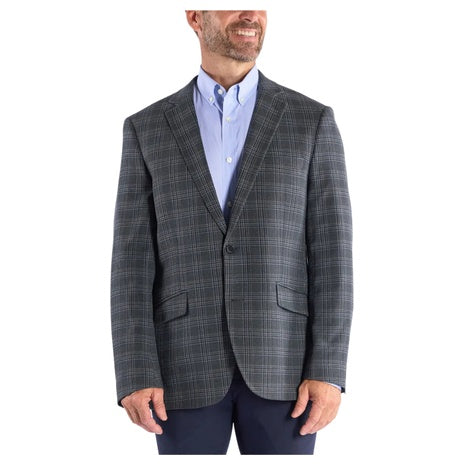 Savile Row Co Men's Plaid Sport Coat