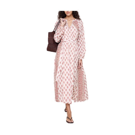 Lightweight Cotton Kaftan Maxi Dress