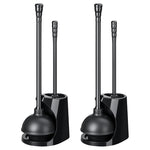 2-Pack Toilet Plunger & Brush Set