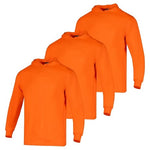 3-Pack Vendace High Visibility Safety Long Sleeve Shirts