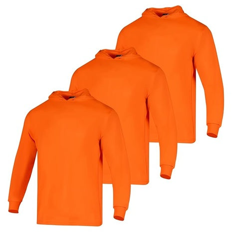 3-Pack Vendace High Visibility Safety Long Sleeve Shirts