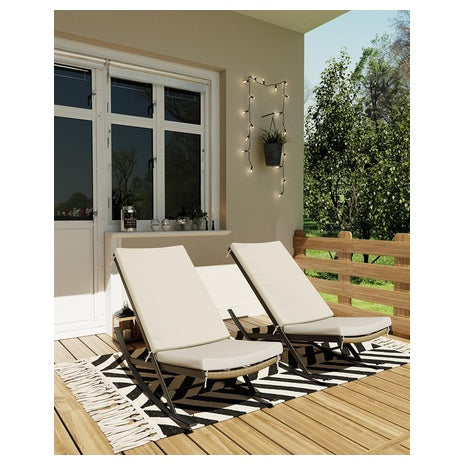2 Outdoor Rocking Lounge Chairs (2 Colors)