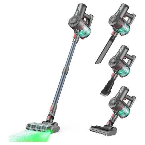 6-in-1 Cordless Stick Vacuum with LED Headlights